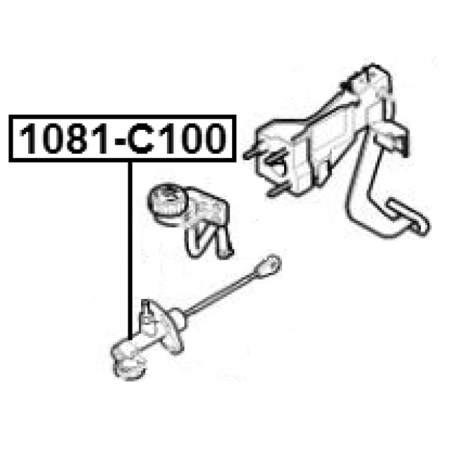 Clutch Master Cylinder Fits Vauxhall Antara Chevrolet Captiva 2006-2015 FEBEST