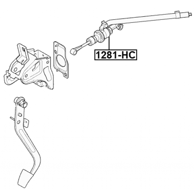 Clutch Master Cylinder For KIA RIO5 Stonic 2017- 41605F9100 FEBEST