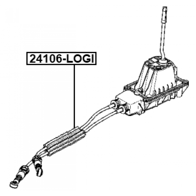 Gear Change Selector Cables For Renault Clio 4 Captur Dacia Duster FEBEST