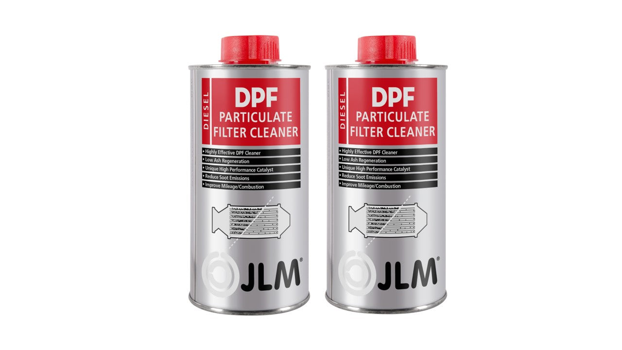 JLM Diesel Particulate Filter Additive DPF Cleaner Fluid Cleaner 375ml X2 Tins