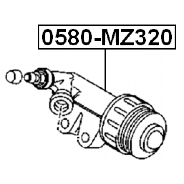 Clutch Slave Cylinder For Mazda 3 BL BK 2.0 2.3 MPS Mazda 5 FEBEST