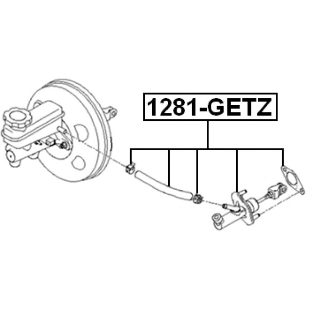 Clutch Master Cylinder For Hyundai Getz TB 02-10 41610-1C010 FEBEST