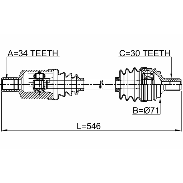 Mercedes E Class 63 CLS 63 AMG S Class 4 Matic For N/S/F Driveshaft Front Left FEBEST