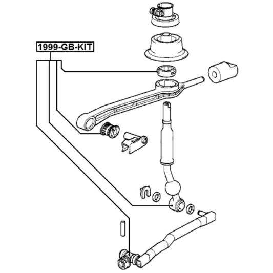 Gear Lever Linkage Repair Bush Kit For BMW 1 3 5 6 7 8 Series X1 X3 X4 FEBEST