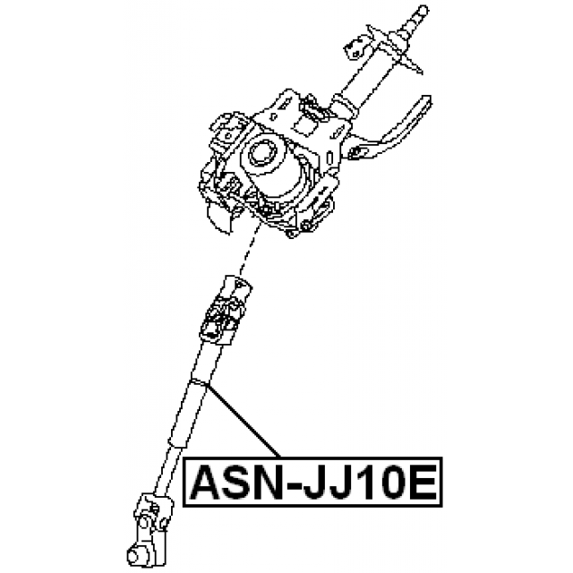 Steering Column Joint UJ Joint For Nissan Qashqai X-Trial 2007 - Febest