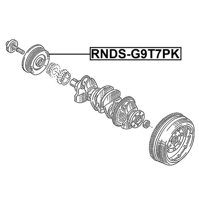 Crankshaft Belt Pulley Fits Renault 2.5 Dci Master MK3 Trafic MK2 German Quality