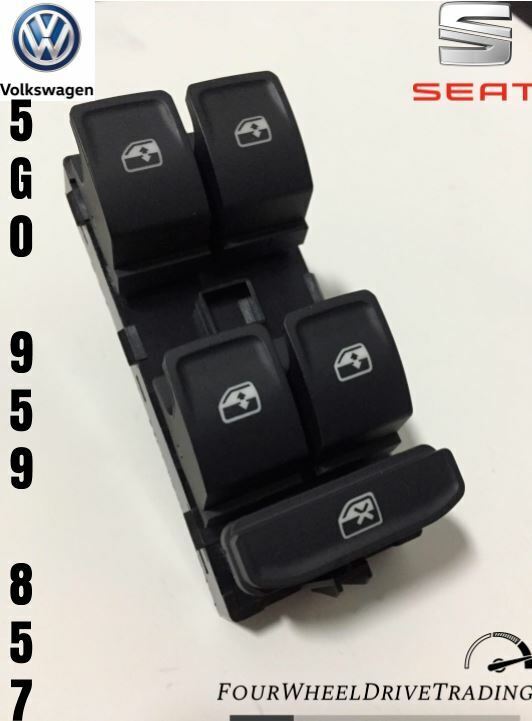 Power Window switch drivers for seat leon 2012-2020 vw golf mk7 5G0 959 857B